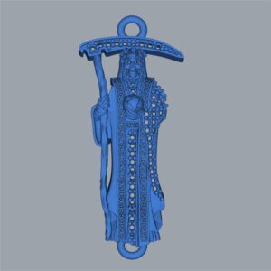 Santa Muerte Curva para Pulsera de 41mm