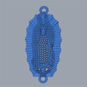 Virgen para Pulsera de 4cm